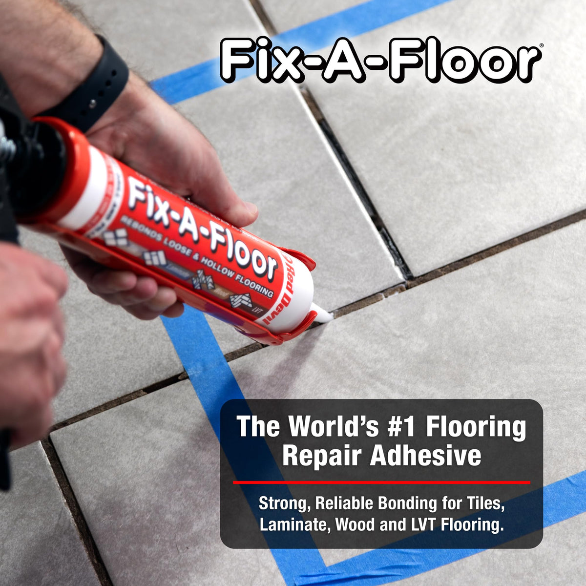 DIY-friendly Fix-A-Floor design lets homeowners fix creaky floors easily.