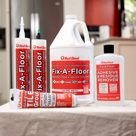 Fix-A-Floor provides reliable bonding for tile, porcelain, marble, and stone repairs.