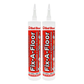 Fix-A-Floor Original bottle closeup shows quick, durable tile bonding.