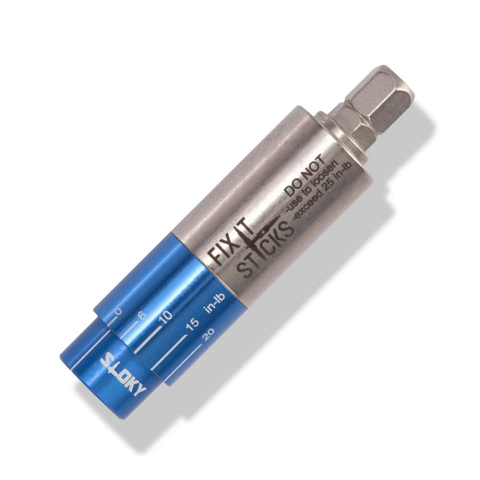 Fix It Sticks all-in-one torque driver enables precise field tuning and control.