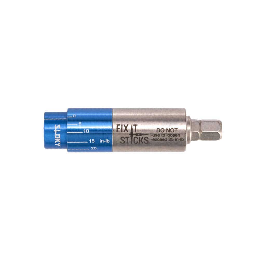 Fix It Sticks drive handle and torque dial allow exact value setting.