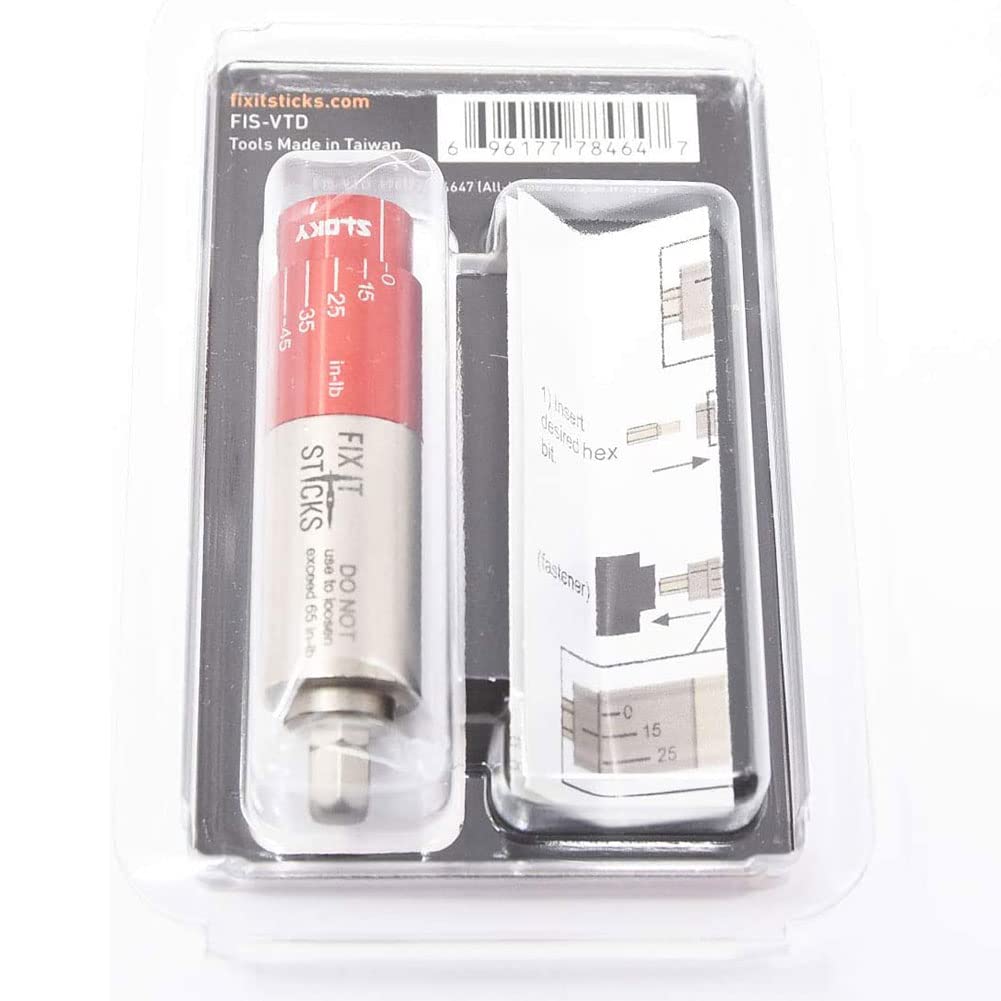 Fix It Sticks torque driver quarter-inch bit compatibility for standard tasks.