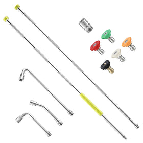FIXFANS extended-wand-assembly enables high-reach cleaning access.