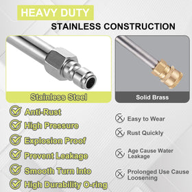 FIXFANS five-nozzle-tips provide versatile spray options.