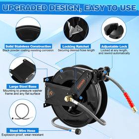 4 ft inlet hose included for straightforward setup