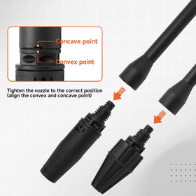 FIXFANS gun assembly and quick connect setup