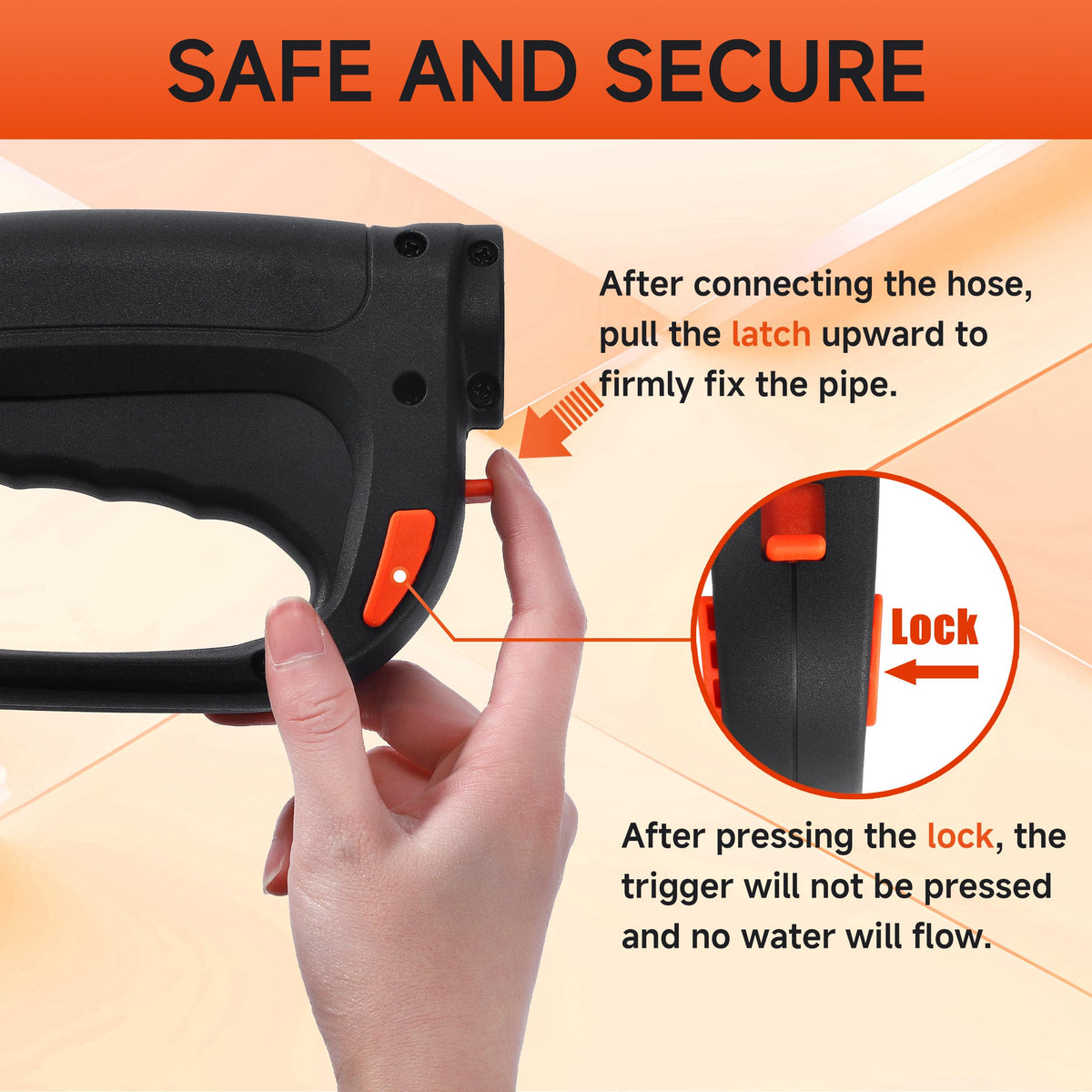 FixFANS trigger lock improves safety during extended cleaning