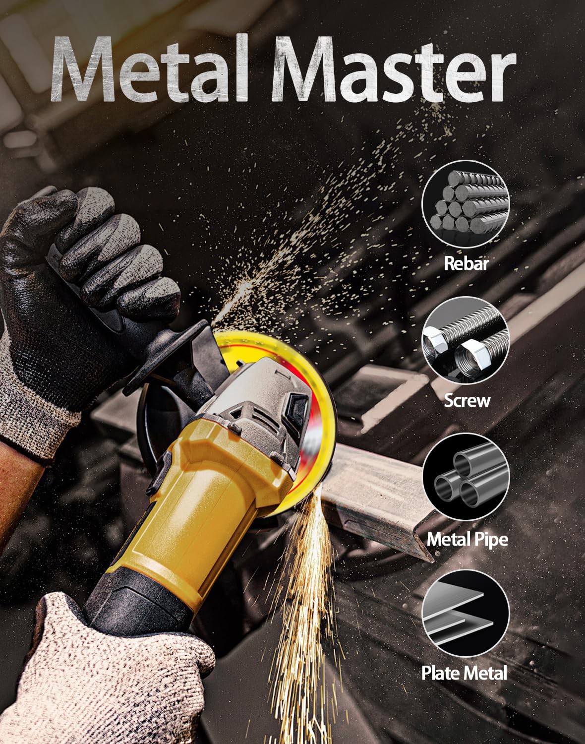 FixltFast diamond metal cutting wheel with sparks control for safer operation