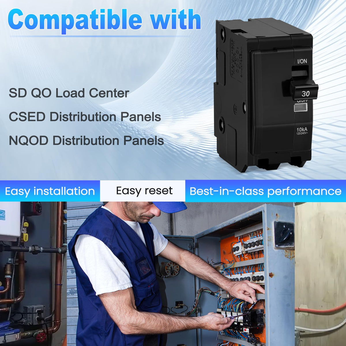 FixOasis QO compatibility chart illustrating SD QO, CSED, NQOD panel compatibility