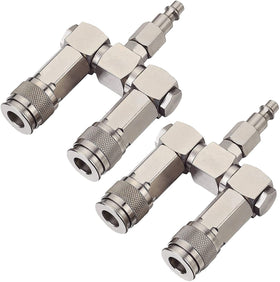 FIXSMITH 2-pack connectors enabling dual-tool setup at one outlet.