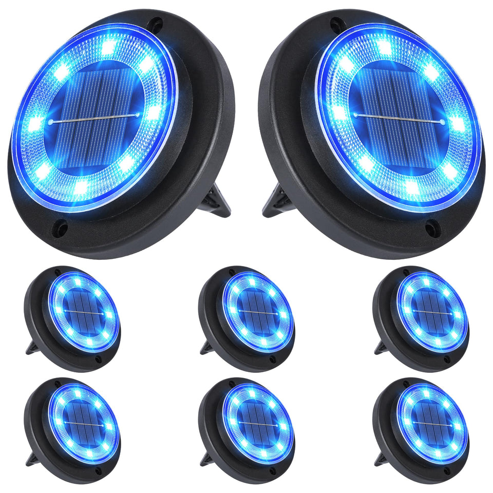 Flacchi solar ground light for outdoor paths provides weatherproof illumination.