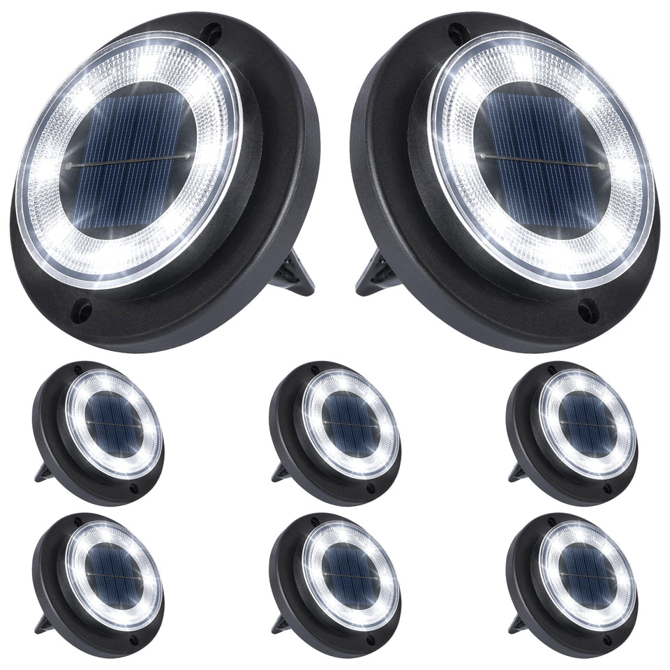 Flacchi solar ground light installed in yard for enhanced night safety