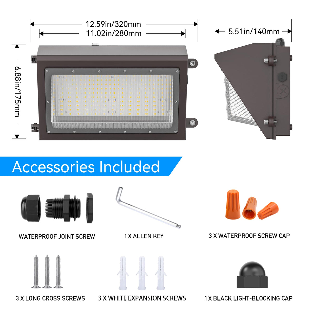 Flakeeper 120-degree beam spread highlights wide area coverage