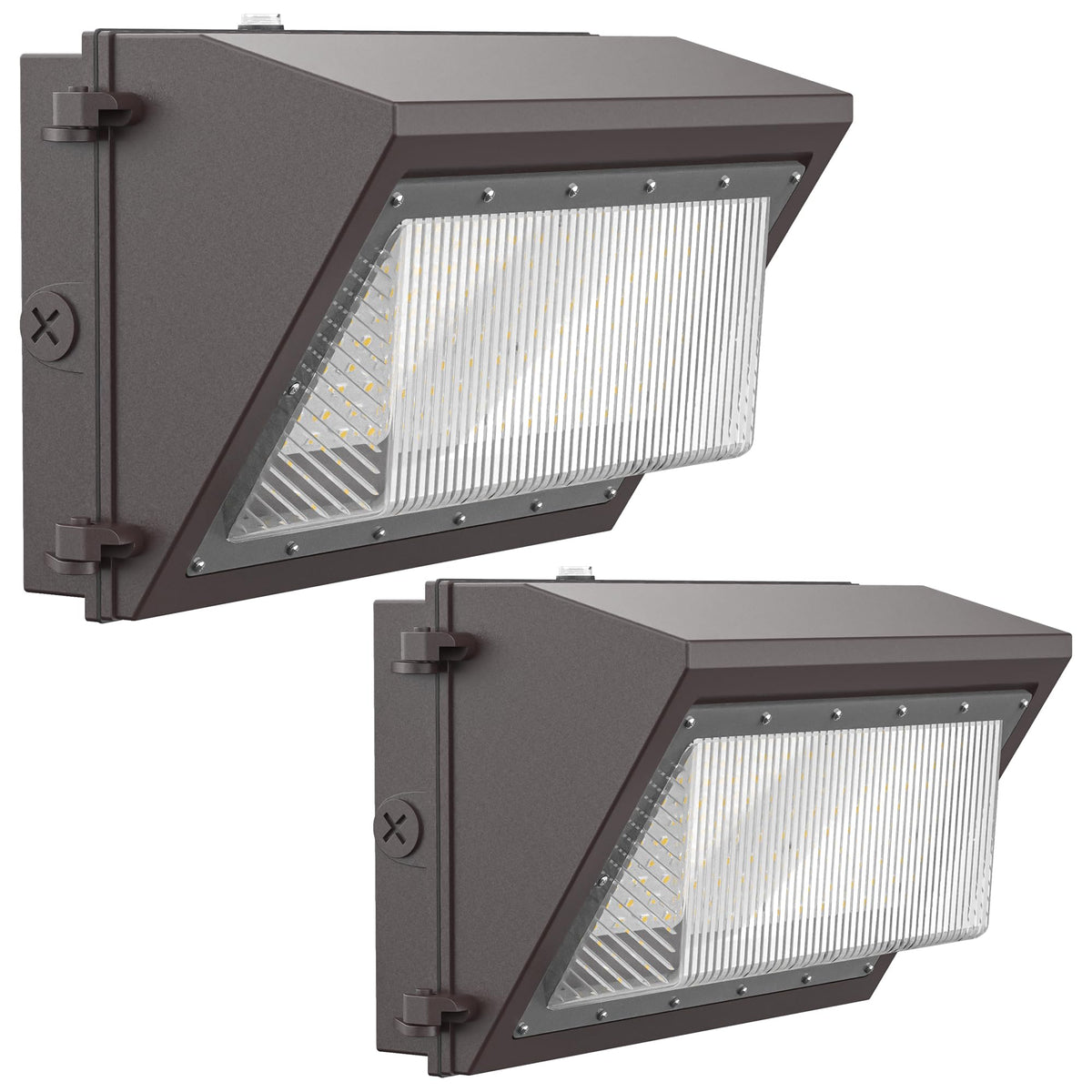 Flakeeper 120W wall pack with dusk-to-dawn sensor for energy-efficient perimeter lighting