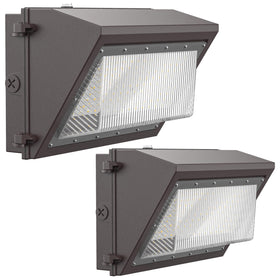 Flakeeper 120W wall pack with dusk-to-dawn sensor for energy-efficient perimeter lighting