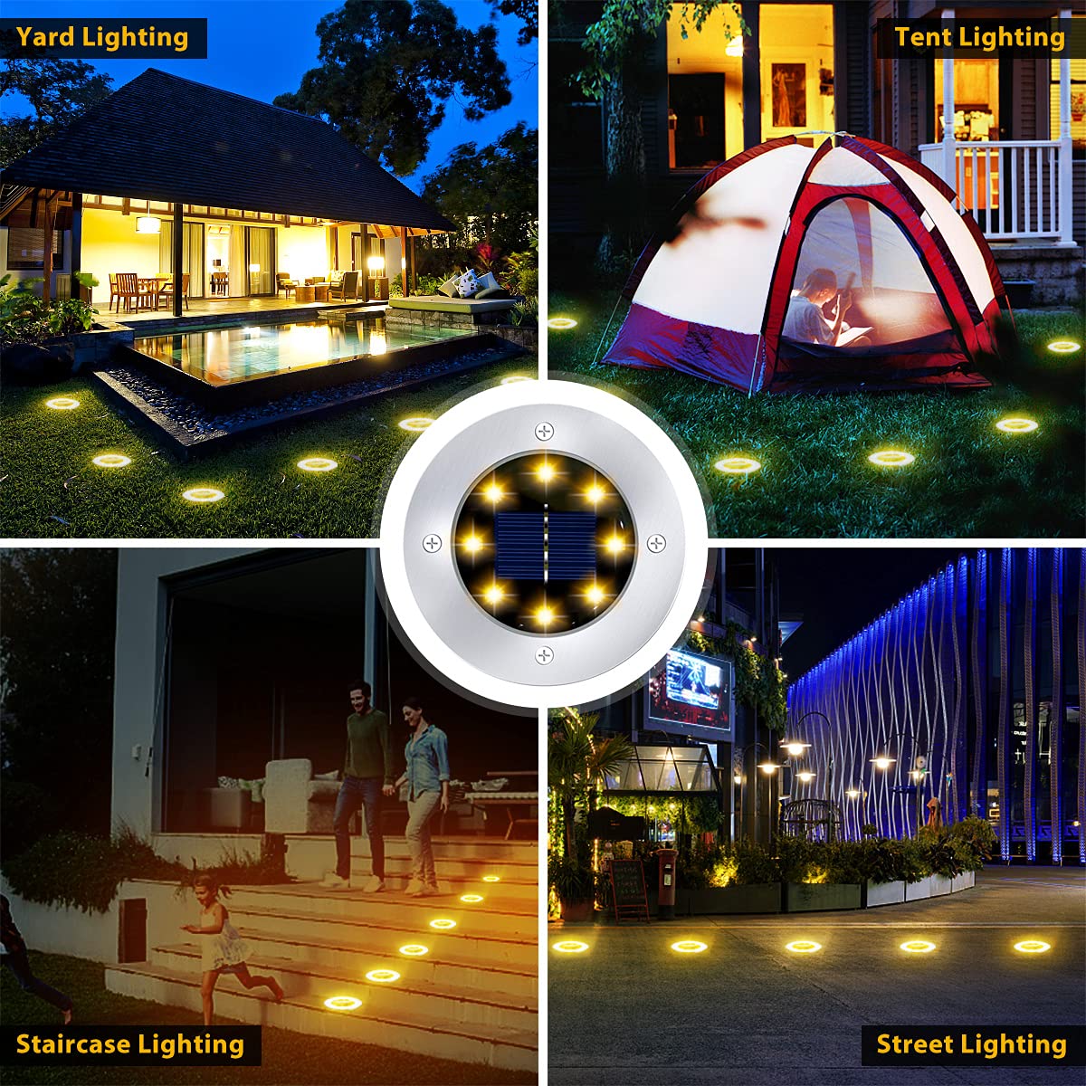 Flalivi durable design withstands 100 kg while lighting pathways.