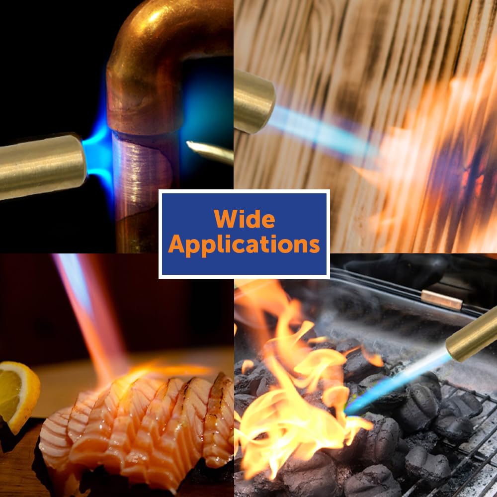 FK4500CGA continuous flame lock frees your hands during long jobs.