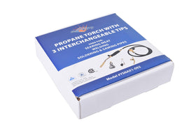 Flame King one-and-a-half-inch flat burner for broad heat coverage