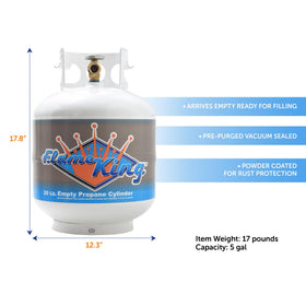 Flame King YSN-201 OPD assembly supports safe overfill protection.
