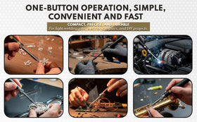 Compact, pocket-ready FlamePen suits bench, field repairs, and DIY projects.