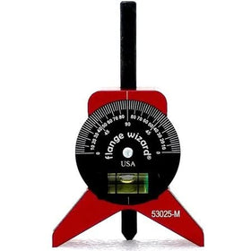 Flange Wizard magnetic centering head for large pipes enabling hands-free alignment on big runs.