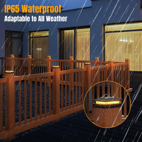 Flaow easy installation on 4x4 posts with included screws.