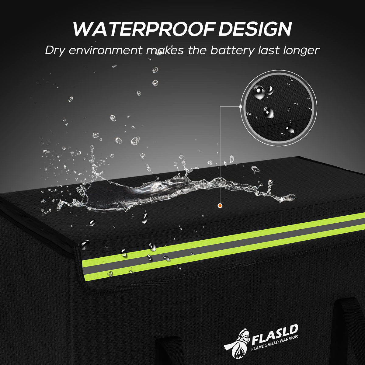 FLASLD soft-handle strap for easy carrying and portability