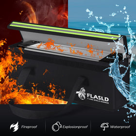 FLASLD battery charging case explosionproof design for safe transit.