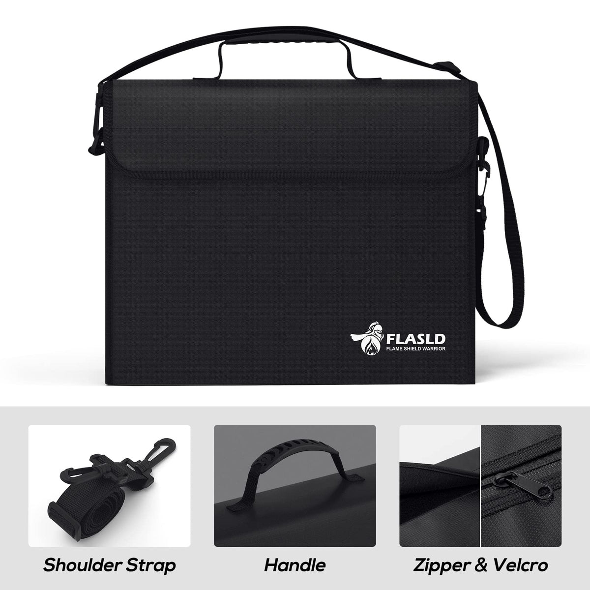 FLASLD large capacity fits passport, documents, and photos