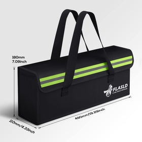 FLASLD fireproof bag three-layer composite material for enhanced protection.