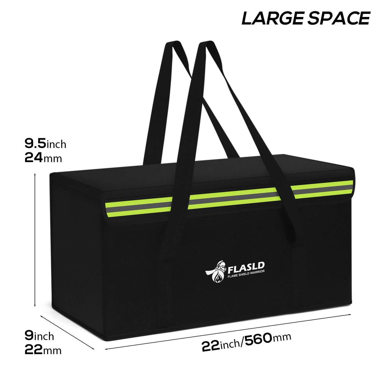 FLASLD LiPo bag reflective strip boosts night visibility.