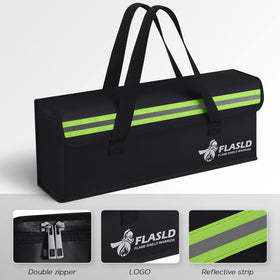 FLASLD reflective strip bag helps locate it in the dark during charging.