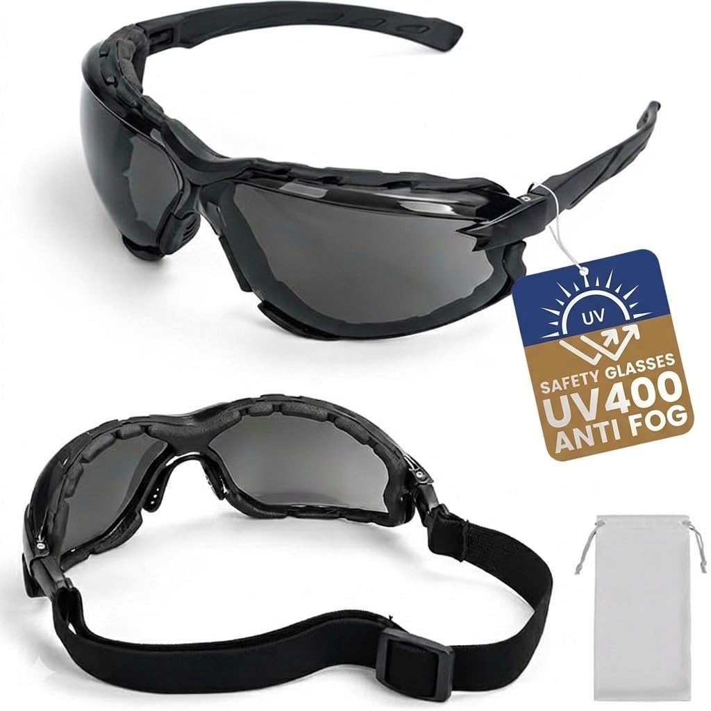 Flaya adjustable safety glasses with switchable temples provide flexible wear for varied tasks.