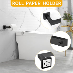 FLE wall-mounted bathroom hardware for versatile room installations