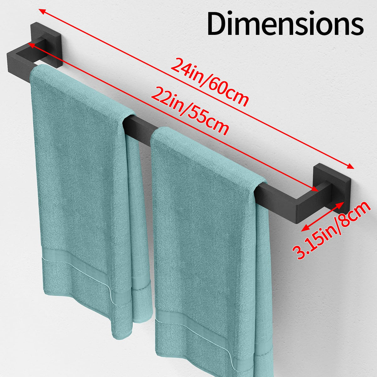 FLE waterproof, rustproof metal designed for bathroom environments.