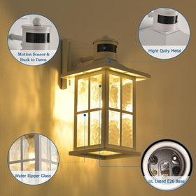 FLEDAVID dusk-to-dawn auto mode delivers convenient exterior illumination.