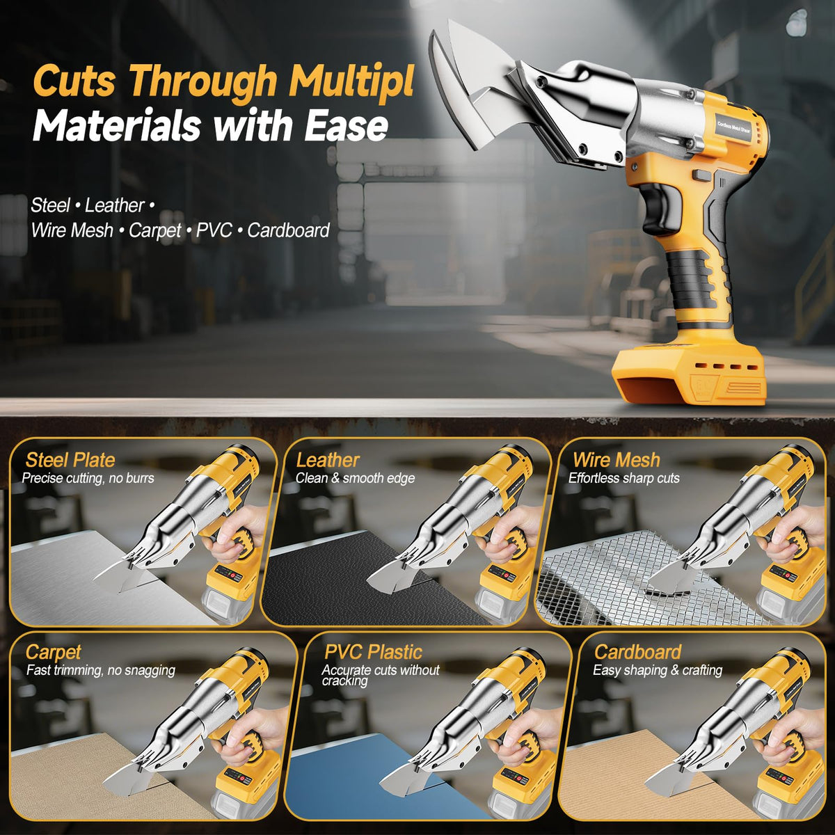 Fledukten safety lock and IP54 build protect against debris in tough jobsite conditions.
