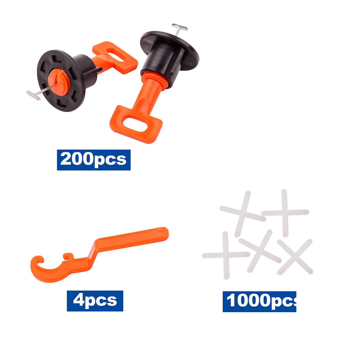 Fleetise tile kit enables 2mm to 6mm grout width adjustment.