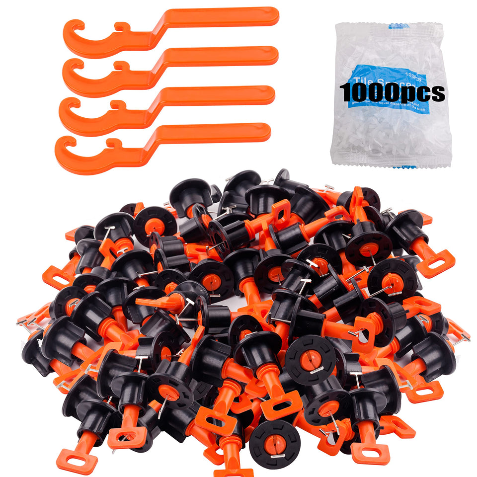 Fleetise tile leveling kit with 200 levelers for precise alignment.