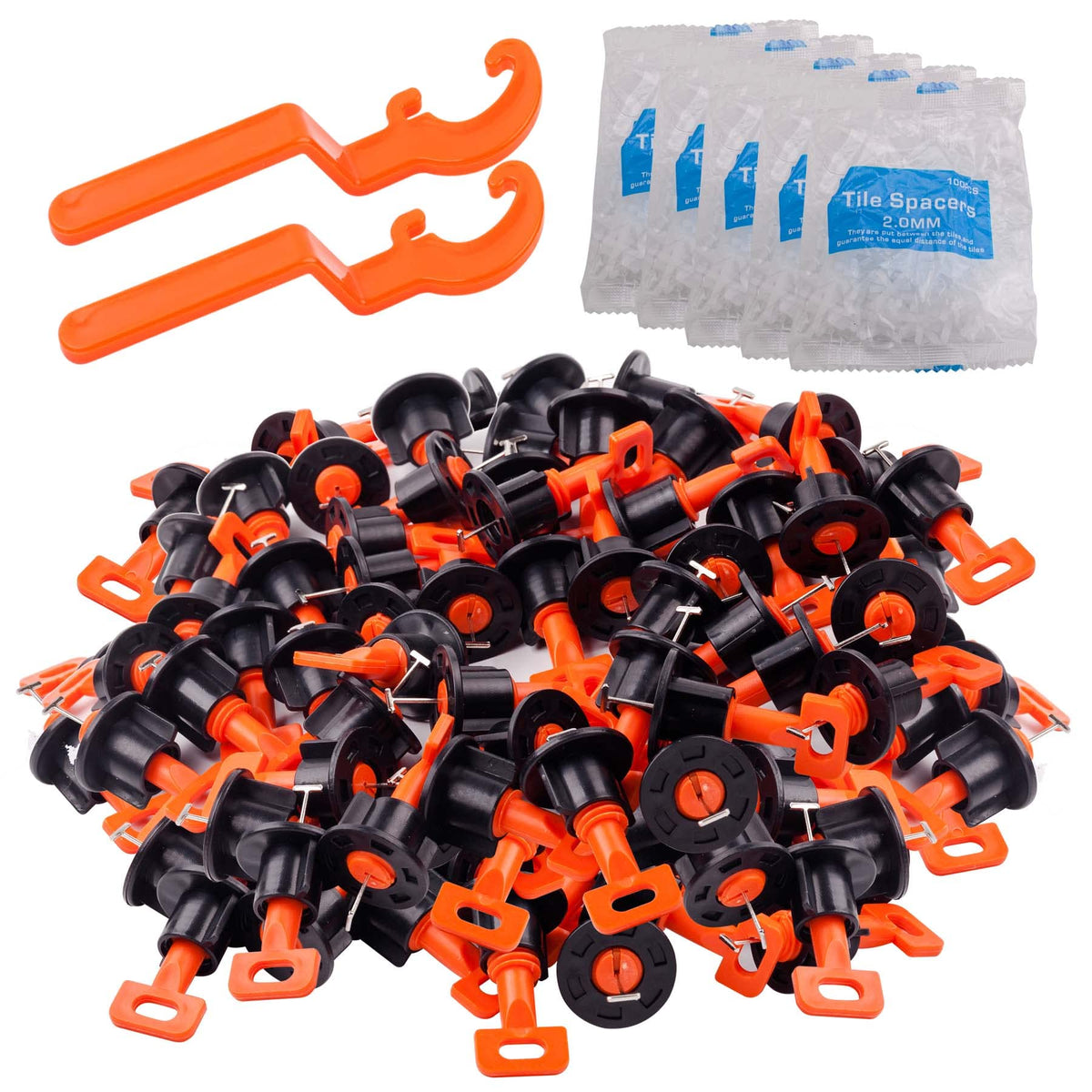 Fleetise tile leveling system kit assembly for precise alignment in tiling projects