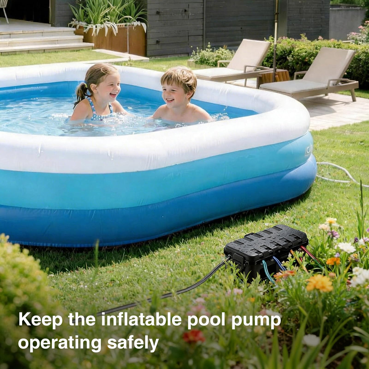 Flemoon convex lid on weatherproof box resists water pooling.