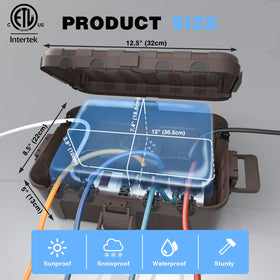 Flemoon entry ports organize cords while safeguarding electrical connections.