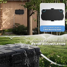 Flemoon rugged PP body withstands rain, snow, and dust.
