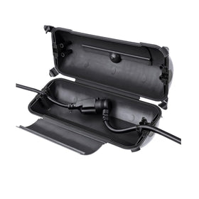 Flemoon outdoor extension cord safety cover protecting outdoor connections from rain