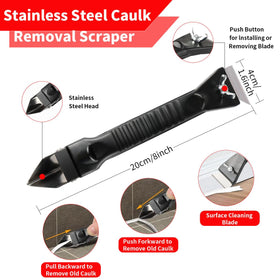 Fletrix caulk gun no drip with one touch switch prevents dripping during use