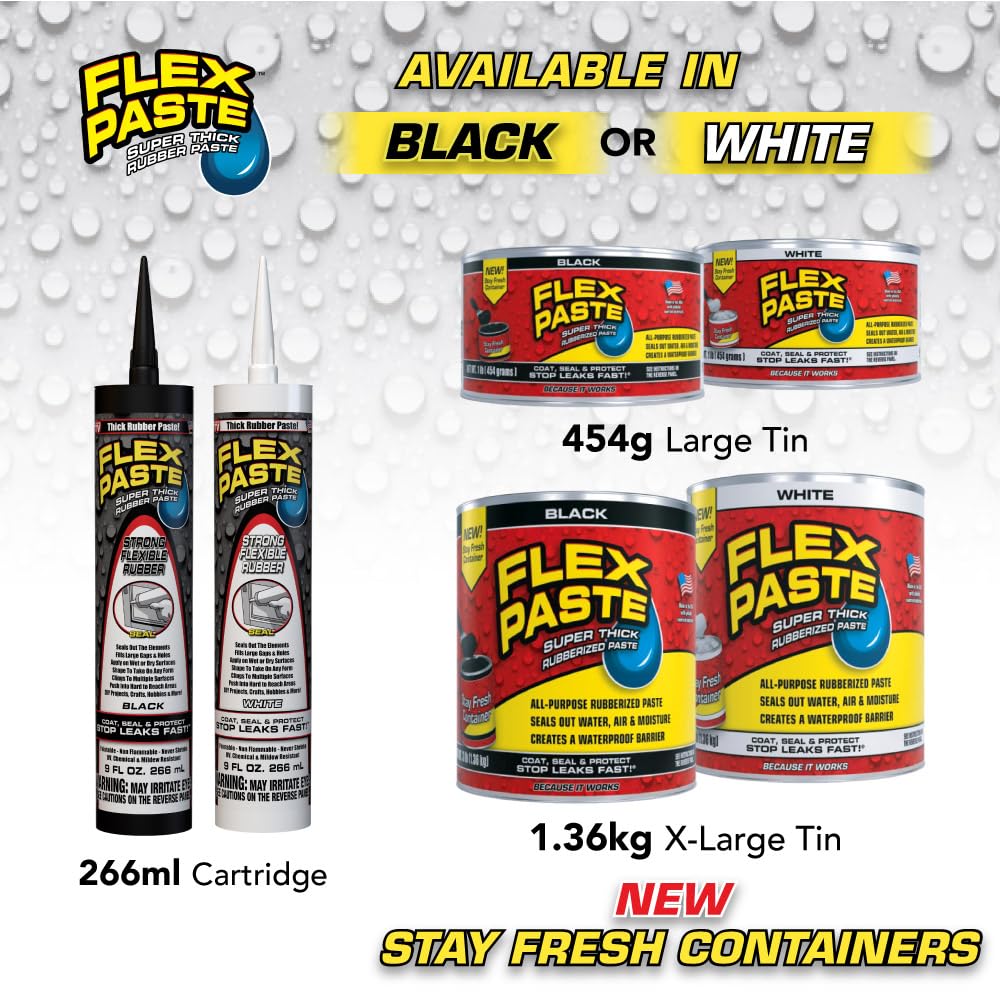 Flex Paste sealing protection blocks air and moisture around joints.