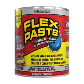 Flex Paste bottle-pour seals gaps and blocks air.