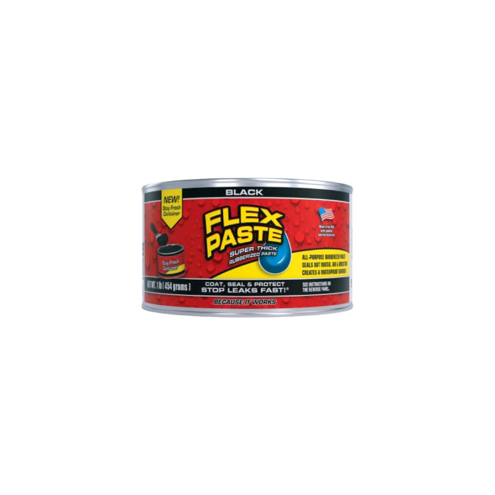 Flex Paste bottle pour demonstrates easy application and a durable waterproof seal.