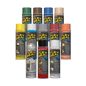 Flex Seal blue drying closeup demonstrates quick cure on damp surfaces.