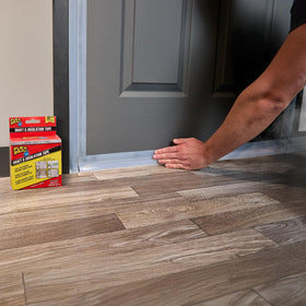 Weatherproof indoors or outdoors, this clear tape blends in with surroundings.
